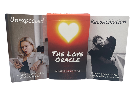 The Love Oracle: A 54 Card Oracle Deck for Relationships, Situationships & Modern Love Challenges | Created by Simplistic Mystic